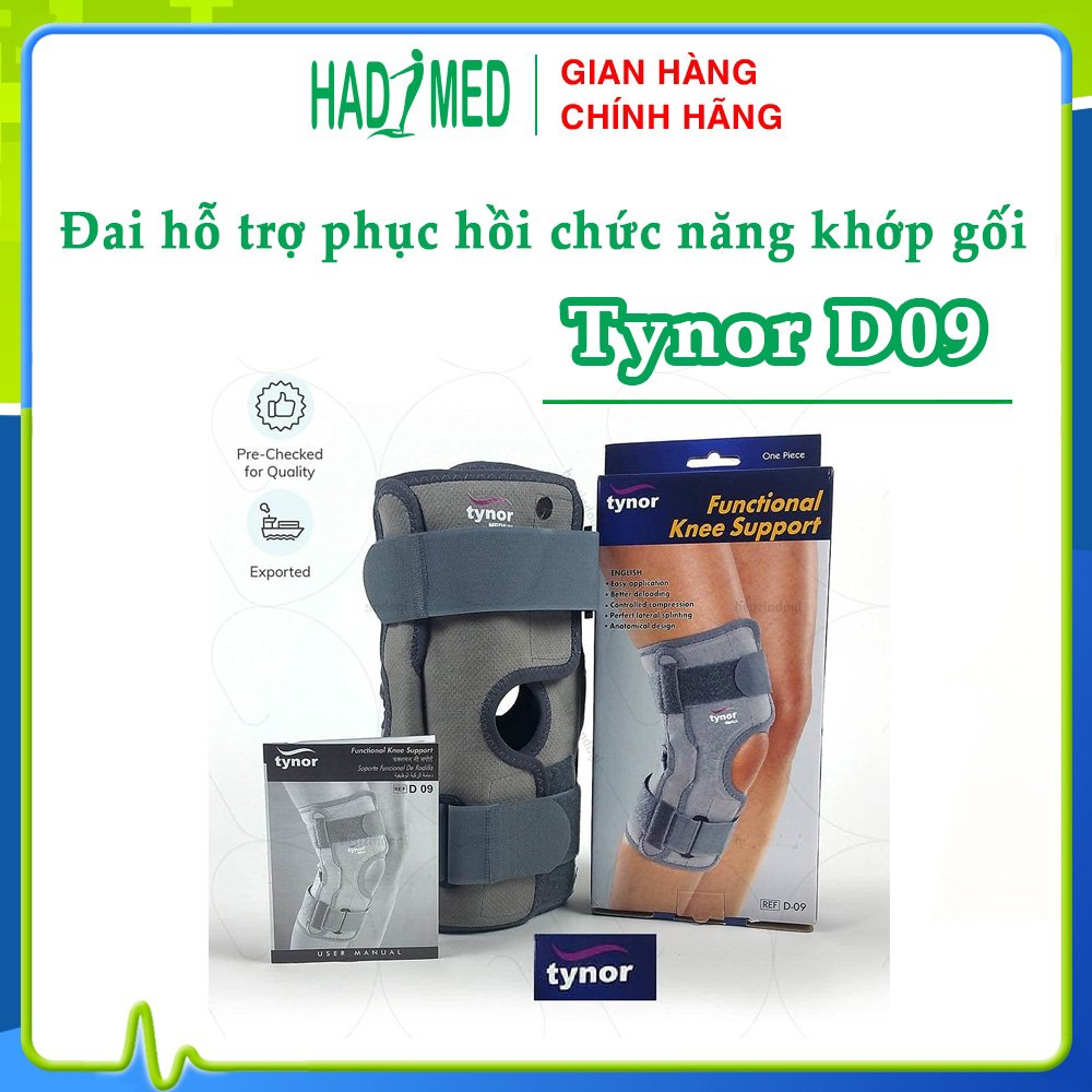 Đai hỗ trợ khớp gối TYNOR D09 phục hồi chức năng