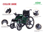 Xe lăn điện vành đúc bánh đặc COLOR 180K