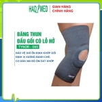 Băng thun đầu gối Tynor D05 có lỗ hở giúp giảm áp lực và định vị trí bánh chè